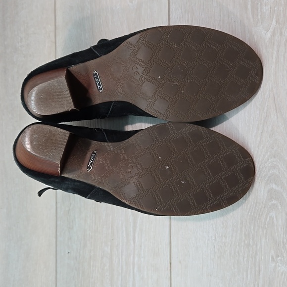 Vionic Women Chryssa Ankle Leather Heels Open Toe shoes sz 8 - Picture 14 of 16